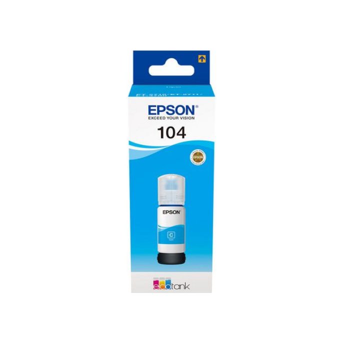 Epson EcoTank 104 Inktcartridge Cyaan