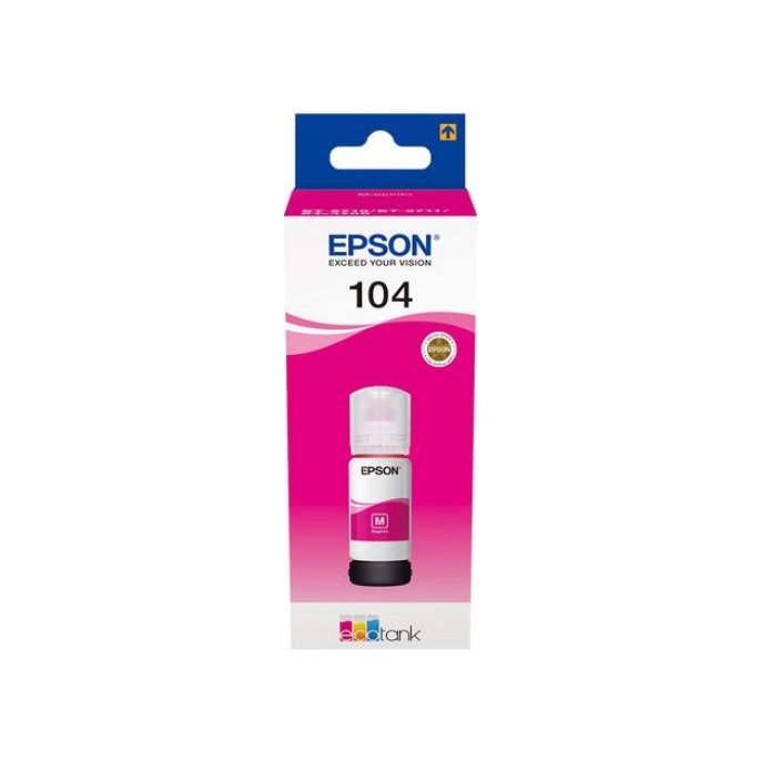 Epson EcoTank 104 Inktcartridge Magenta