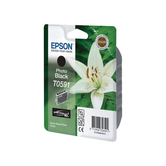 Epson T0591 Inktcartridge Foto zwart