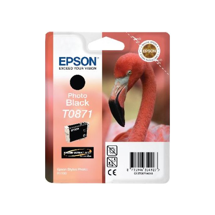 Epson T0871 Inktcartridge Foto zwart