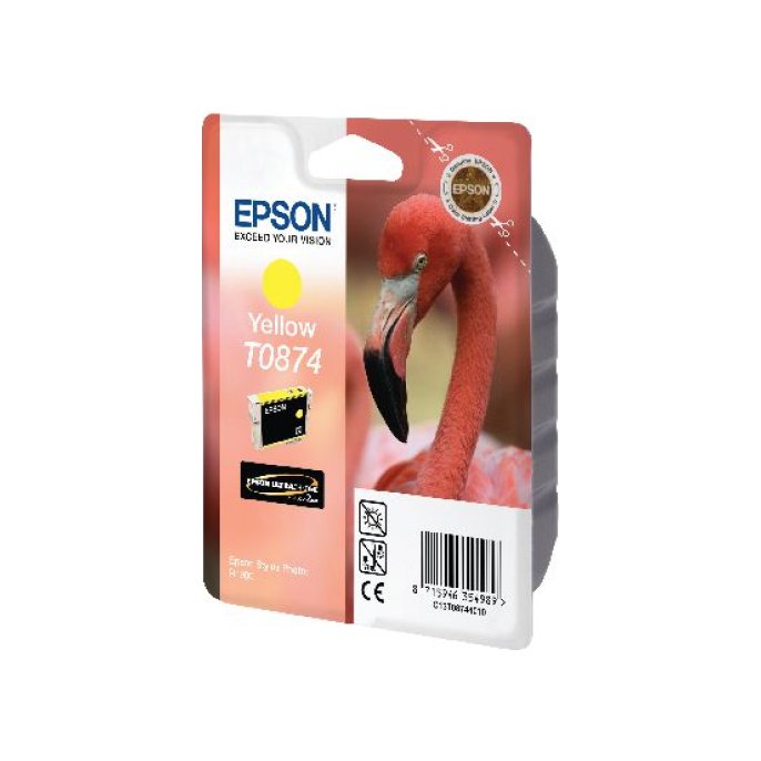 Epson T0874 Inktcartridge Geel