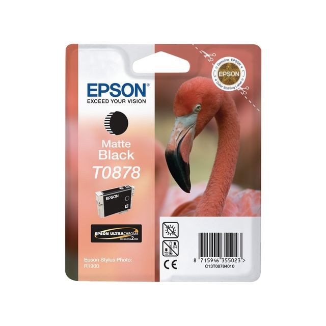 Epson T0878 Inktcartridge Zwart