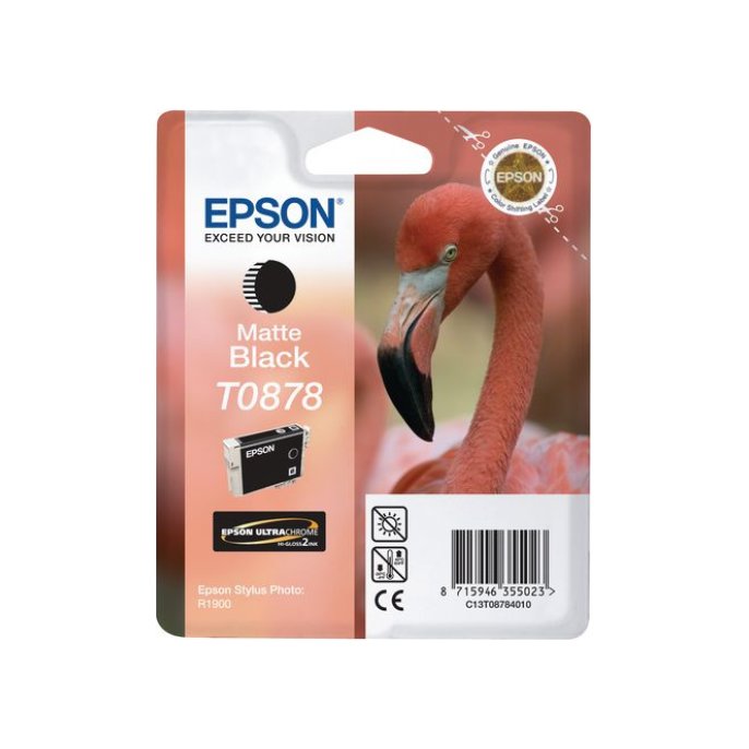 Epson T0878 Inktcartridge Zwart