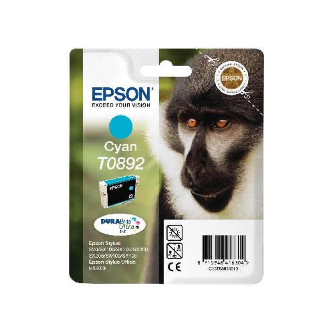 Epson T0892 Inktcartridge Cyaan