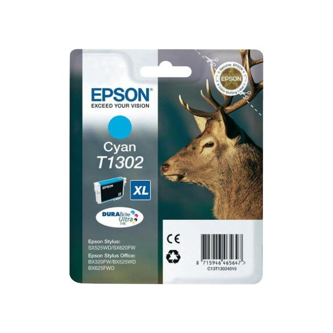 Epson T1302 Inktcartridge Cyaan