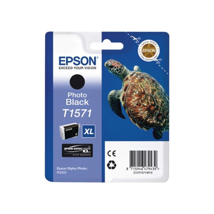 Epson T1571 Inktcartridge Foto zwart