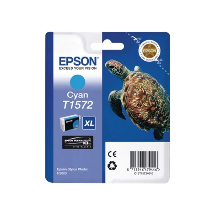 Epson T1572 Inktcartridge Cyaan