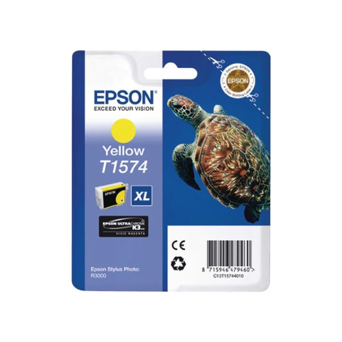 Epson T1574 Inktcartridge Geel