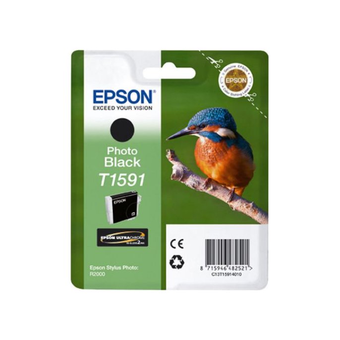 Epson T1591 Inktcartridge Hoog Capaciteit Zwart