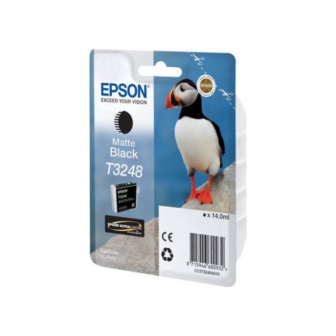 Epson T3248 Inktcartridge Zwart