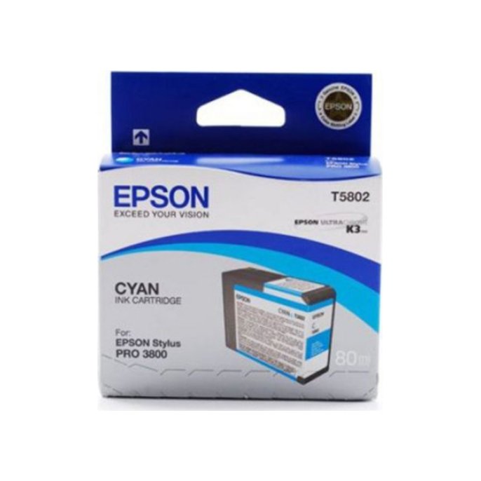 Epson T5802 Inktcartridge Foto cyaan