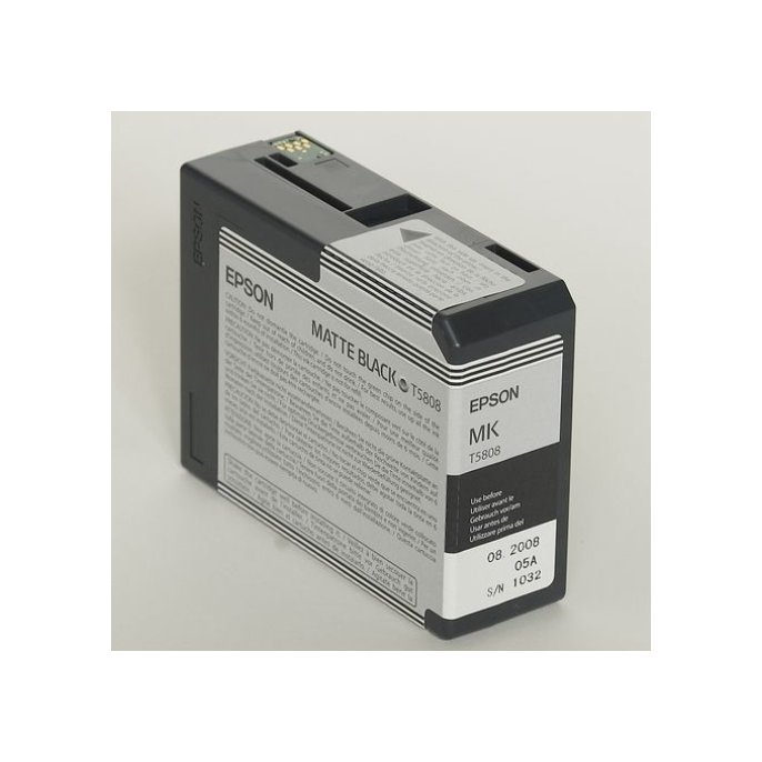 Epson T5808 S Inktcartridge Foto mat zwart