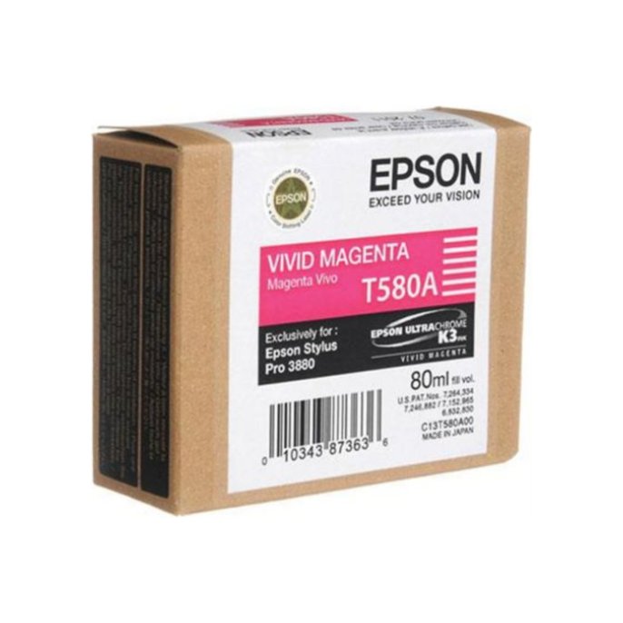 Epson T580A0 Inktcartridge Magenta