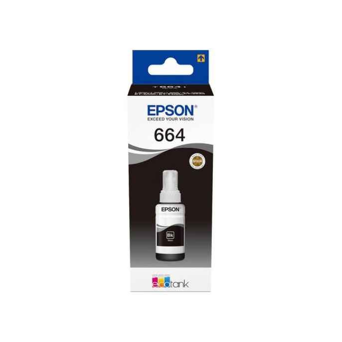 Epson T6643 Inktcartridge Zwart