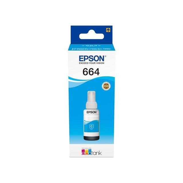 Epson T6643 Inktvulling Cyaan