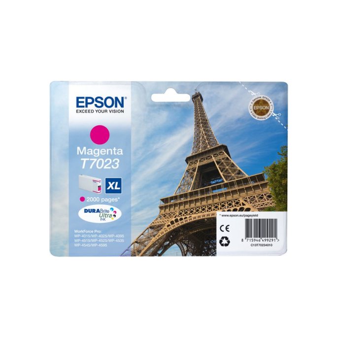 Epson T7023 Inktcartridge Hoog Capaciteit Magenta