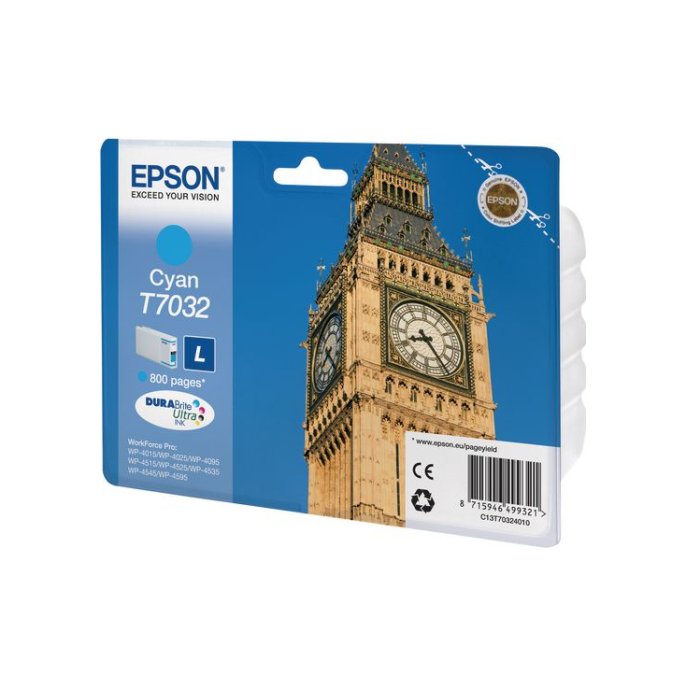 Epson T7032 Inktcartridge Cyaan