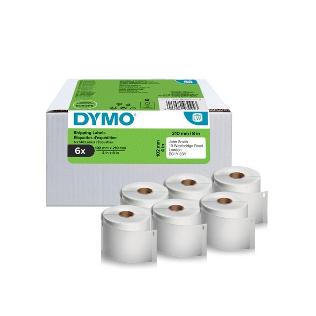 DYMO Etiket 5XL verzendlabel 102x210mm (6 rollen)