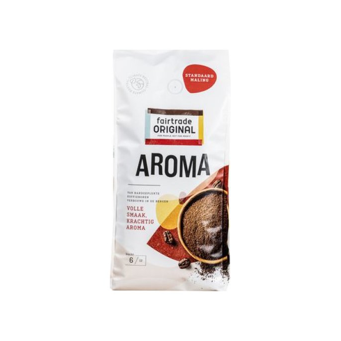 FAIR TRADE ORIGINAL Aroma Standard Gemalen Koffie (doos 4 kilogram)