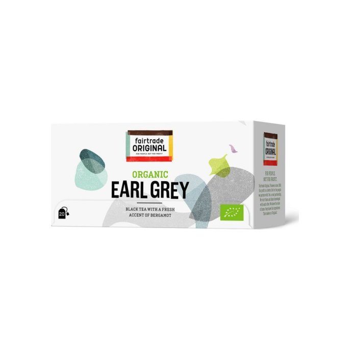 FAIR TRADE ORIGINAL Organic Thee Earl Grey (doos 6 x 20 stuks)