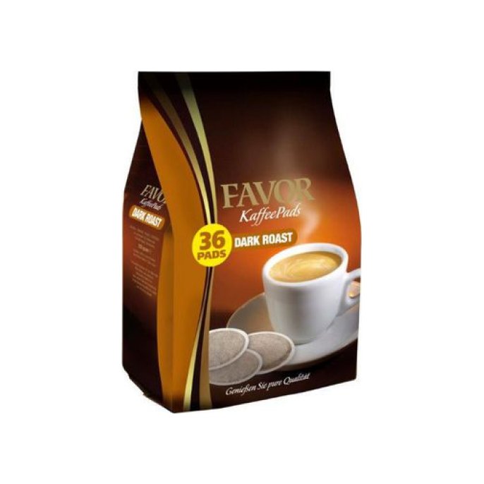 FAVOR Dark Roast Koffiepads (pak 36 stuks)