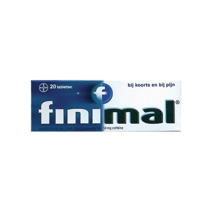 FINIMAL Tabletten Pijnstiller (pak 20 stuks)