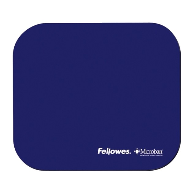 Fellowes Muismat. Microban Protection. blauw