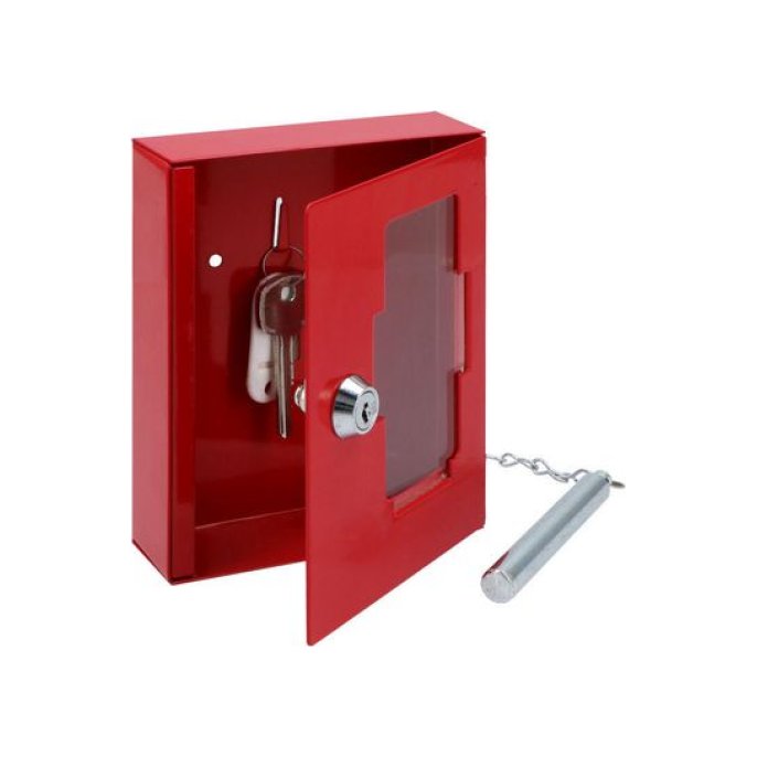 Filex KB Key Box Noodsleutelkast Cilinderslot 152 x 120 x 38 mm Rood