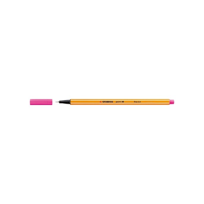 Fineliner Stabilo point 88 0.4 roze/d10