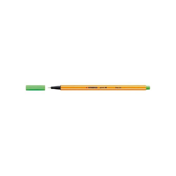 Fineliner Stabilo point 88 lichtgr (10 stuks)