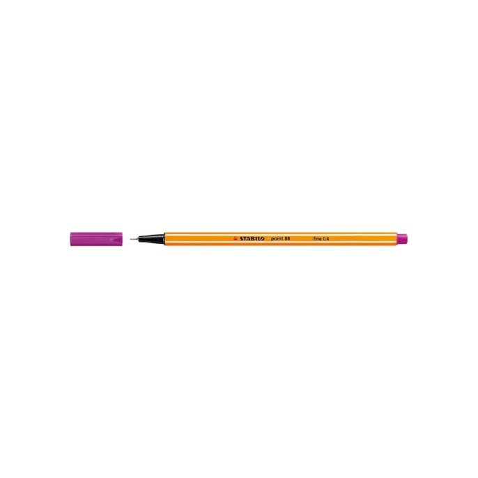 Fineliner Stabilo point 88 lila (10 stuks)