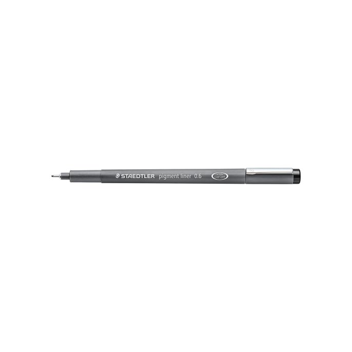 Fineliner Staedtler 308 pigm 0.6 zw/d10