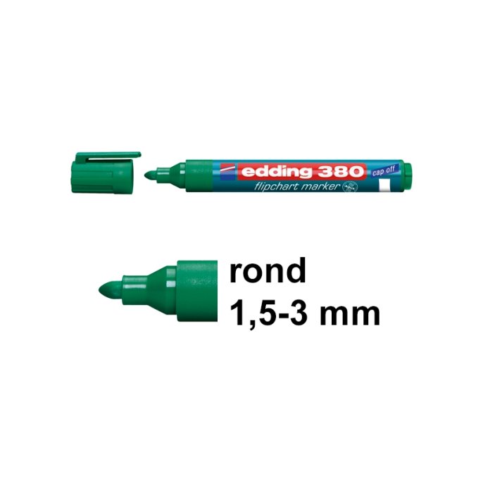 Flipovermarker EDDING 380 1.5-3 gr (10 stuks)