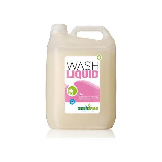 GREENSPEED Wash liquid Wasmiddel vloeibaar 5 liter (fles 5000 milliliter)