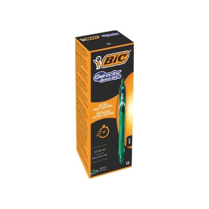 Gelpen Bic Gelocity Quik Dry groen/ds12