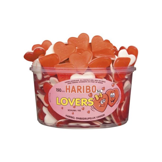 HARIBO Liefdesharten Snoep (pak 150 stuks)