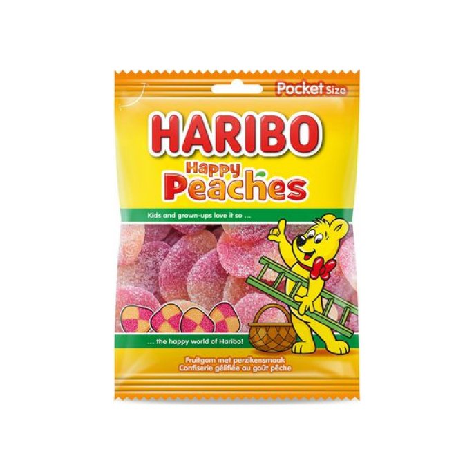 HARIBO Perziken Snoep (doos 28 x 75 gram)