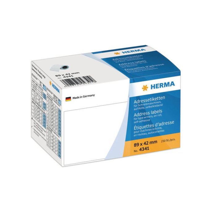 HERMA Adresetiketten 89 x 42 mm 250 stuks (rol 250 stuks)