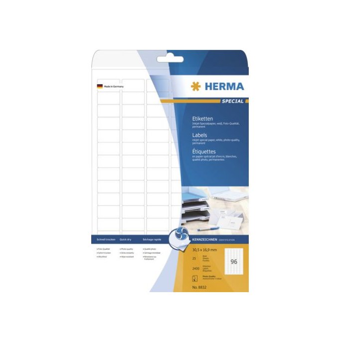 HERMA Special Etiket I 305 x 169 mm Wit (pak 2400 stuks)