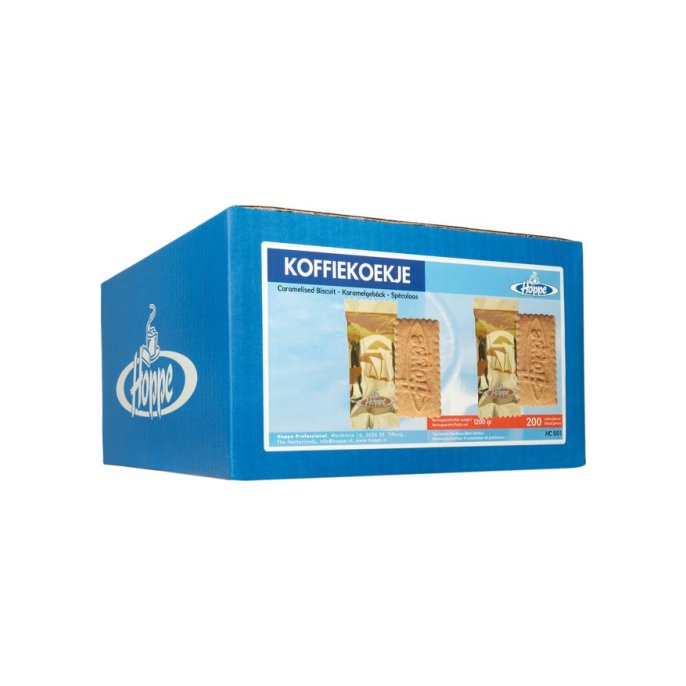 HOPPE Koekjes koffie (doos 200 stuks)