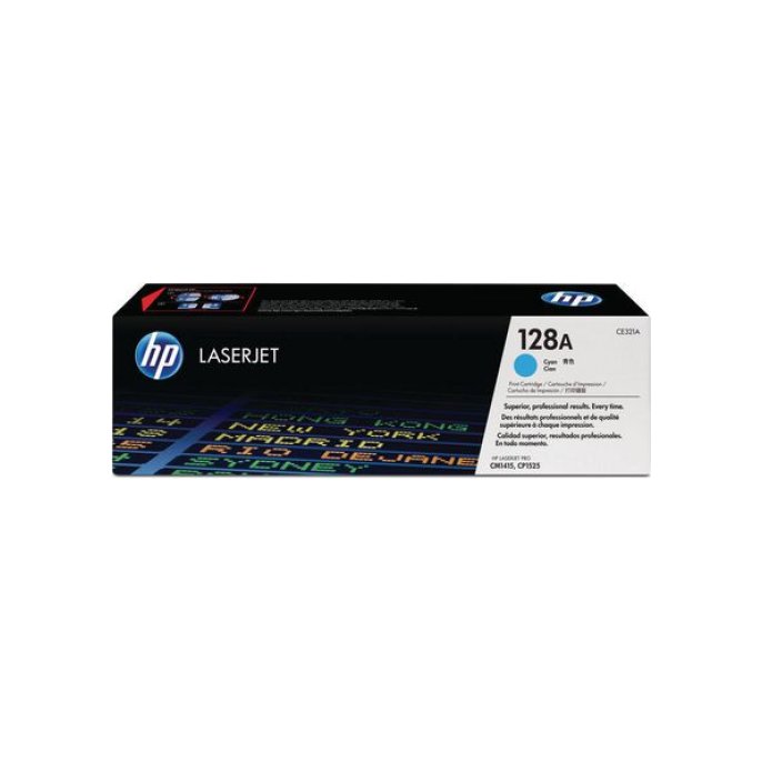 HP 128A Toner Cyaan