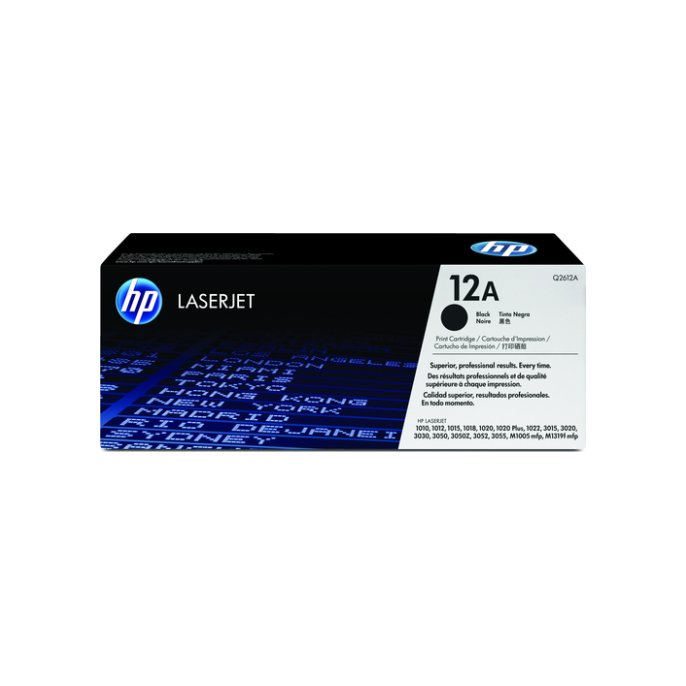 HP 12A Toner Hoog Rendement Zwart