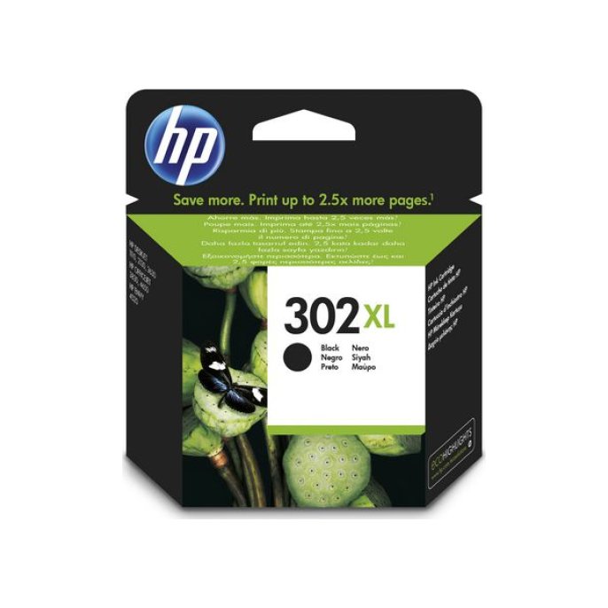 HP 302XL Inktcartridge Hoog Capaciteit Zwart