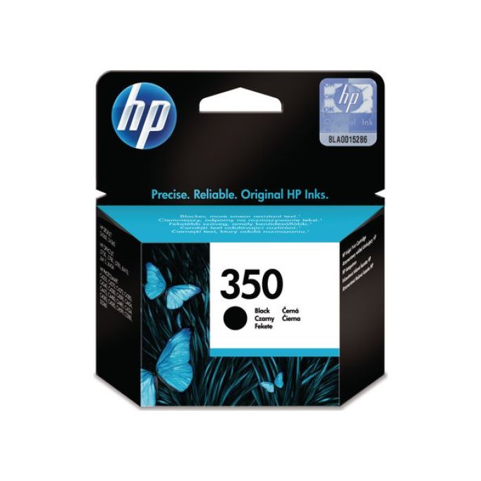 HP 350 Inktcartridge Zwart