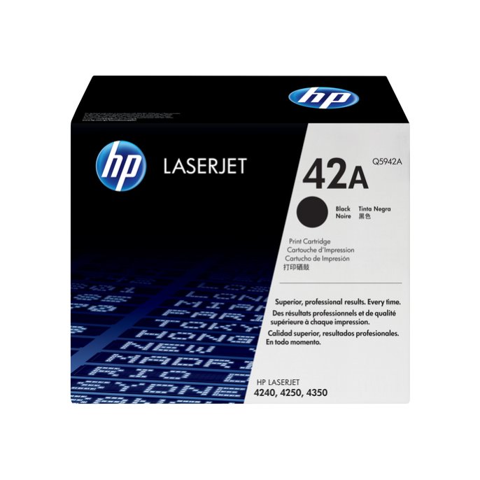 HP 42A Toner Q5942A Hoog Rendement Zwart