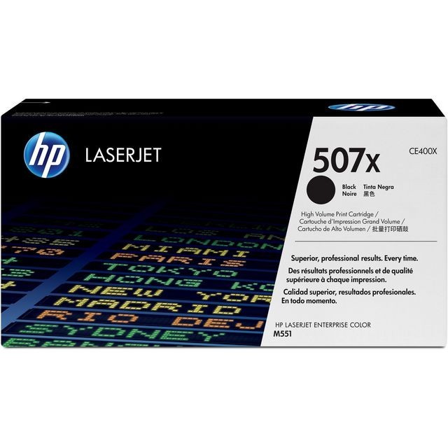 HP 507X Toner Hoog Rendement Zwart