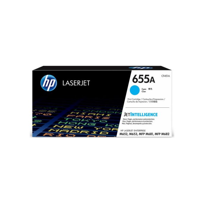 HP 655A Toner Cyaan