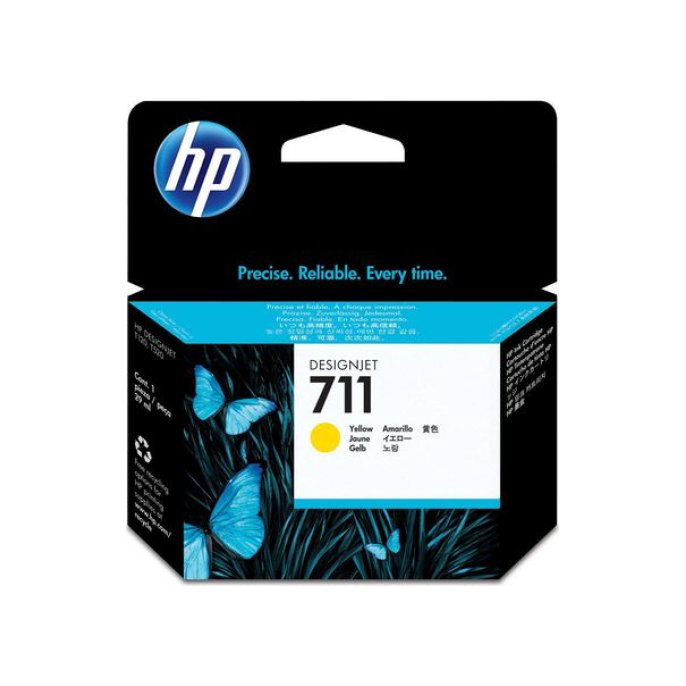 HP 711 Inktcartridge Geel