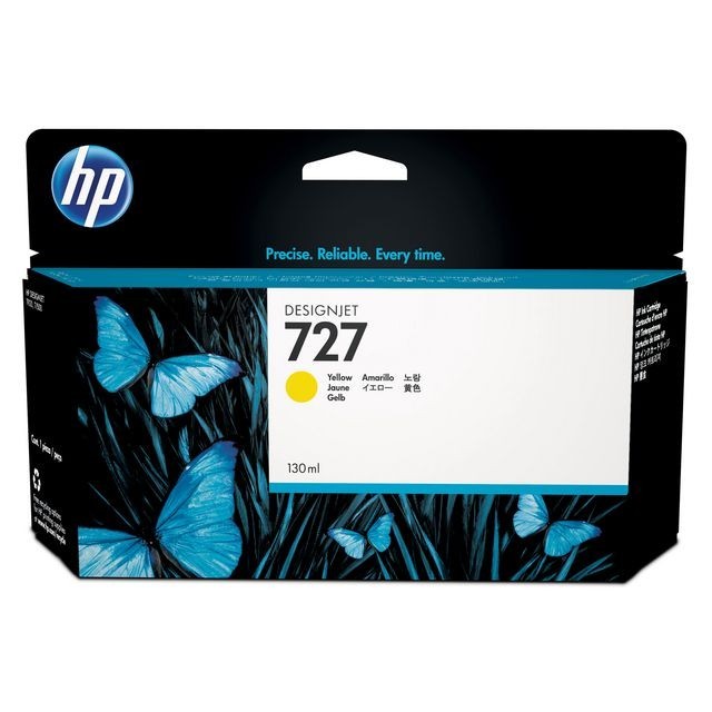 HP 727 Inktcartridge 130ml Geel