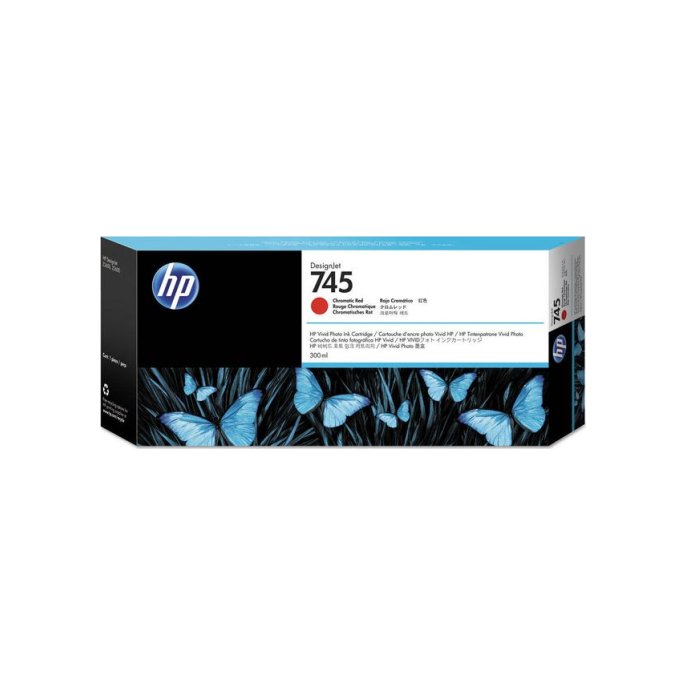 HP 745 Inktcartridge Hoog Rendement Chromatisch Rood